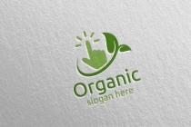 Online Natural and Organic Logo design template Screenshot 5