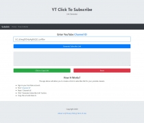 YouTube Subscribe Link Generator Screenshot 1