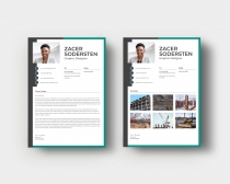 Resume With Portfolio Page Screenshot 2