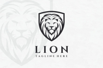 Lion Shield  Logo Template Screenshot 2