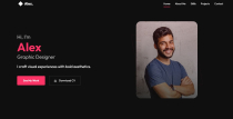 Modern Portfolio Template for Graphic Designer Screenshot 3