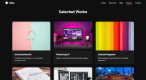 Modern Portfolio Template for Graphic Designer Screenshot 4